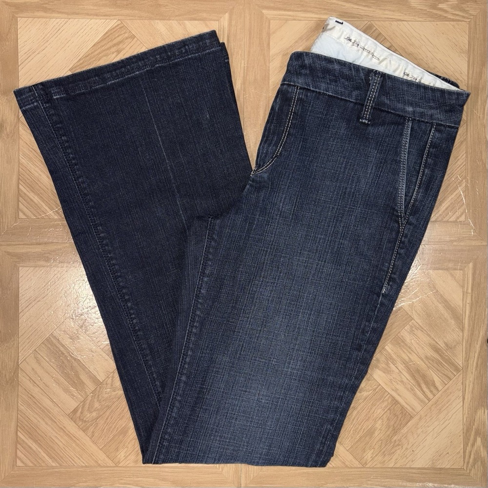 Little Big Jeans Size 32x30 Flare Vintage Dark Wash Regular Rise Denim Pants